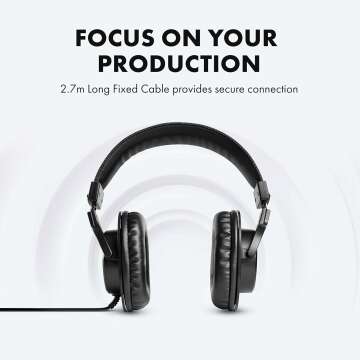 M-Audio HDH40 Studio Headphones with Flexible Design