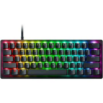 Razer Huntsman V3 Pro Mini 60% Keyboard - Dual-Purpose Analog Switches