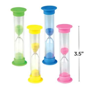 Rhode Island Novelty 3.5 Inch Sand Timers (12 Per Order)