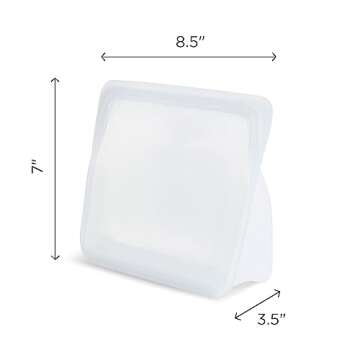 Eco-Friendly Stasher Silicone Storage Bag - Stand-Up Design