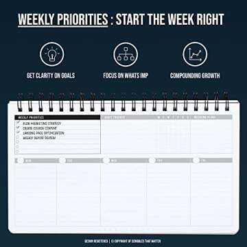 Get Organized: 2024 Undated Weekly Planner with Habit Tracker