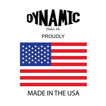 Dynamic Color Co. Union Black Tattoo Ink, 8 oz - Reach Compliant Safe Tattoo Ink for European Regulations - Superior Black Tattoo Ink, Tattoo Ink Made in USA