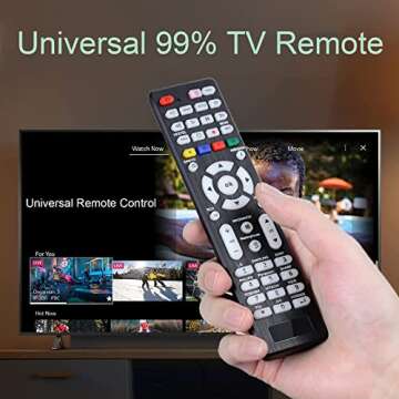 Universal Remote for All Major TV Brands - Works with Samsung, LG