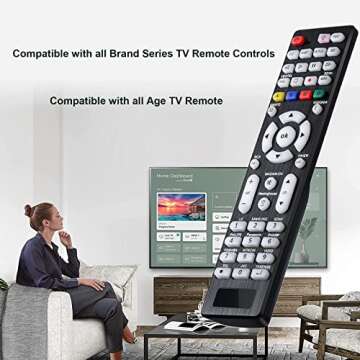 Universal Remote for All Major TV Brands - Works with Samsung, LG