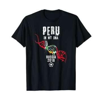 Peru DNA Peruvian Shirt Soccer Team Football 2018