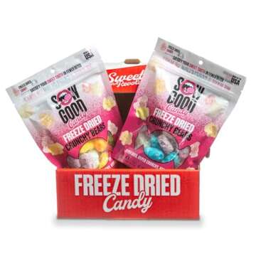 Crunchy Bears Freeze Dried Candy 2 Pack for Parties