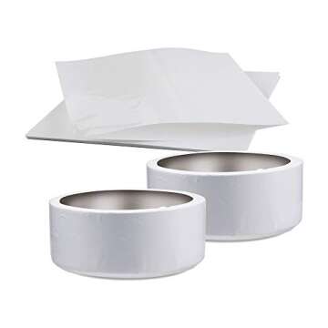 PYD Life 50 PCS Sublimation Shrink Wrap Sleeve Bags for Sublimation Blanks,6 x 13 Inch Sublimation Shrink Wrap Film,White Heat Transfer Shrink Bags for Sublimation Bowl Print