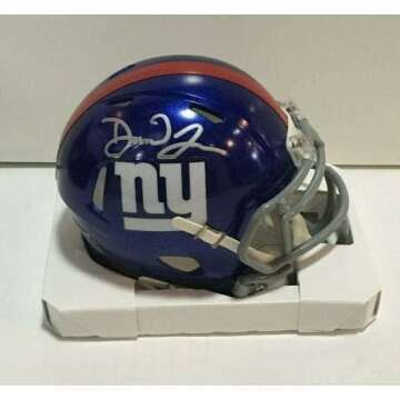 Daniel Jones New York Giants Autographed Riddell Speed Mini Helmet - Autographed NFL Mini Helmets