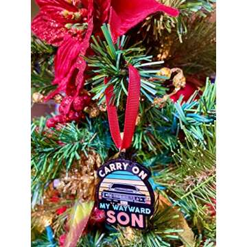 Fandom Emporium Supernatural Carry On Ornament Gift Christmas Tree Winter Holiday Fandom Teen Adult Present Fan Pendant Durable