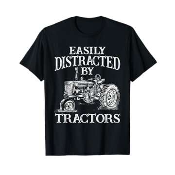 Tractor Art For Men Women Farming Agriculture Farmer Truck T-Shirt