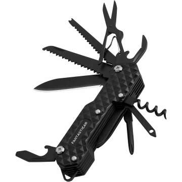 FantastiCAR 15 in 1 Multi-Tool Folding Pocket Knife - Perfect for Outdoor Adventures