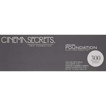 CINEMA SECRETS Pro Cosmetics Ultimate Foundation 5-In-1 Pro Palette, 300 Series