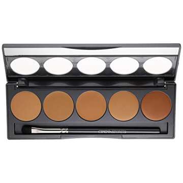 CINEMA SECRETS Pro Cosmetics Ultimate Foundation 5-In-1 Pro Palette, 300 Series