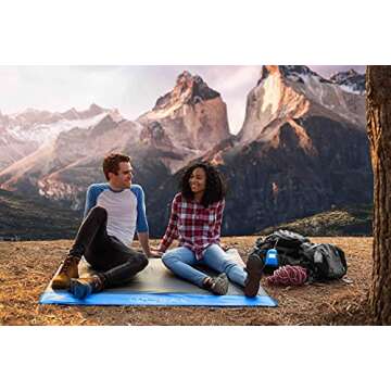 Oceas Outdoor Pocket Blanket - Ideal Sand Proof and Waterproof Picnic Blanket for Beach, Hiking, and Festival Use - Foldable and Compact Mat Easily Fits Into Small Portable Bag