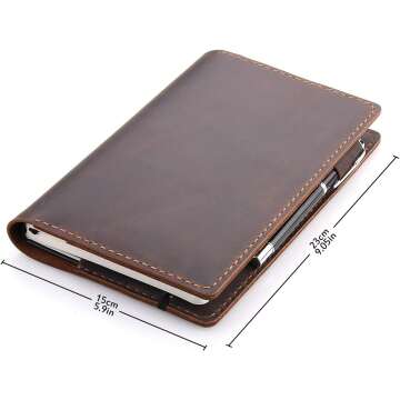 Handmade Leather Moleskine Notebook Cover