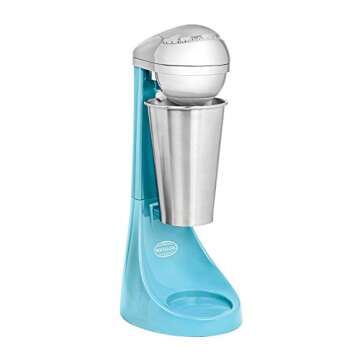 Nostalgia Electric MLKS100BL Two-Speed Milkshake Maker, Blue