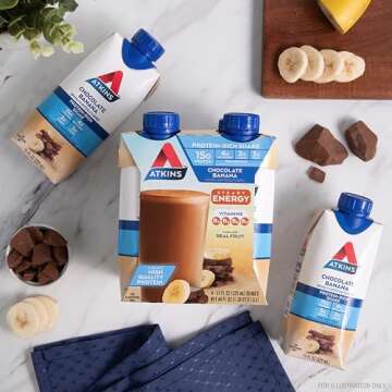 Atkins Chocolate Banana Protein Shake - Keto Friendly