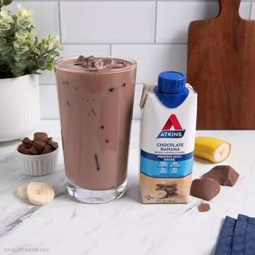 Atkins Chocolate Banana Protein Shake - Keto Friendly