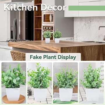 Artificial Greenery Potted Plants for Home Decor