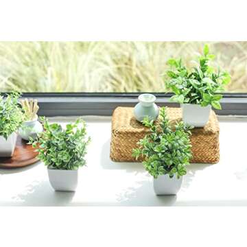 Artificial Greenery Potted Plants for Home Decor