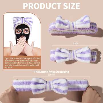 Teenitor Makeup Headbands - 5 Spa & Face Washing Styles