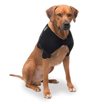 Caldera Pet Therapy Shoulder Wrap with Gel, Large, Black