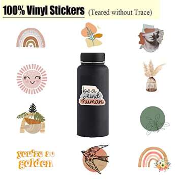 Vintage Aesthetic Waterproof Stickers - 50 Pack