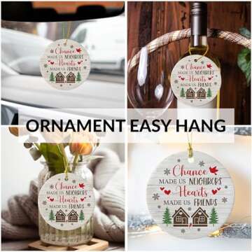 Funny Neighbor Ornaments for Christmas Gifts