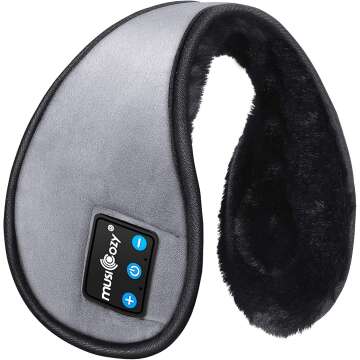 Bluetooth Ear Warmers Ear Muffs with HD Speakers - Stay Cozy & Connected