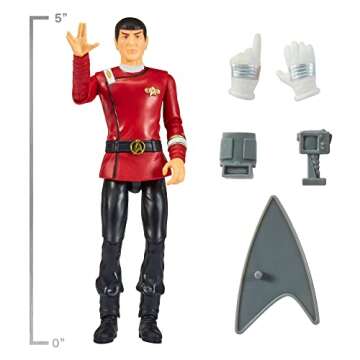 PlayMates Star Trek Wrath of Khan Captain Spock 5 inch Action Figure