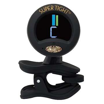 Snark ST-8 Super Tight Clip On Tuner (Current Model) Black Small