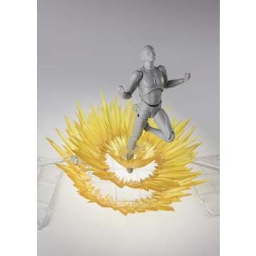 TAMASHII NATIONS - Shock Impact Yellow ver. for S.H.Figuarts, Bandai Spirits Tamashii Effect