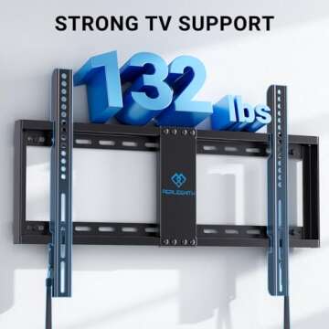 PERLESMITH Fixed TV Wall Mount Bracket - 32-82 Inch