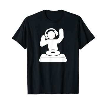 DJ Turntable DJ Vinyl Music Mixer T-Shirt