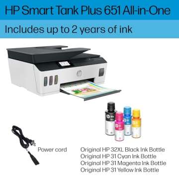 HP Smart Tank Plus 651 All-in-One Printer with Ink