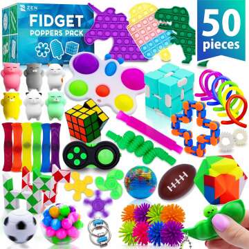 50 Pcs Fidget Toys Pack - Kids Stocking Stuffers Gifts for Kids