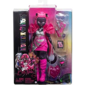 Catty Noir Doll from Monster High with Accessories