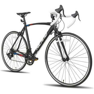 HH HILAND Road Bike - Lightweight Shimano 14 Speed Aluminum Frame for Men and Women