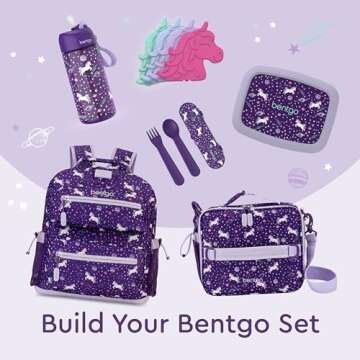 Bentgo Kids Lunch Bag - Durable Unicorn Design