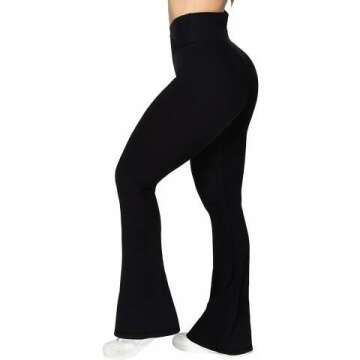 Sunzel High-Waisted Flare Leggings for Women