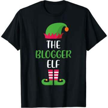 Blogger Elf Family Matching Christmas