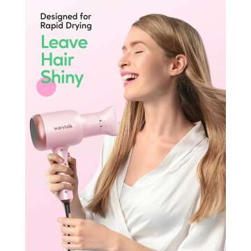 Wavytalk 1875W Ionic Hair Dryer with Diffuser