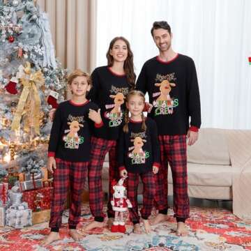 VS&LLWQ Family Christmas Pajamas - Matching Holiday Jammies Sets