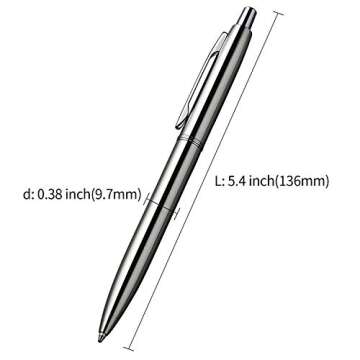 ChaoQ 3 Pcs Metal Ballpoint Pens - Gift, Business, Office