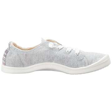 Roxy womens Rory Slip on Sneaker, Grey Ash, 8.5 US