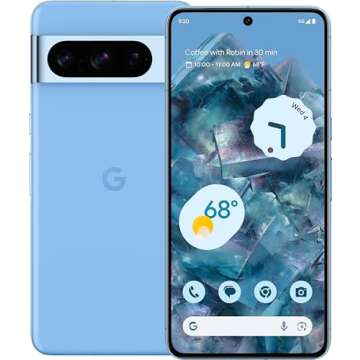 Google Pixel 8 Pro - Bay - 128gb - (Verizon Only) - (Renewed)