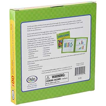 Didax Educational Resources Unifix Cubes Set (100 Pack)