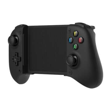 8Bitdo Ultimate Mobile Gaming Controller for Android devices, Bluetooth Mobile Game Controller with Hall Effect Joysticks and Hall Triggers (Black)