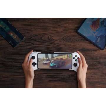 8Bitdo Ultimate Mobile Gaming Controller for Android devices, Bluetooth Mobile Game Controller with Hall Effect Joysticks and Hall Triggers (Black)