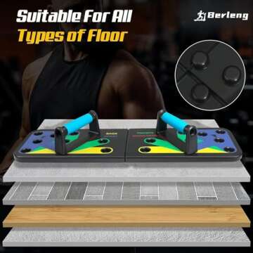 Berleng Push Up Board - 28 in 1 Strength Training